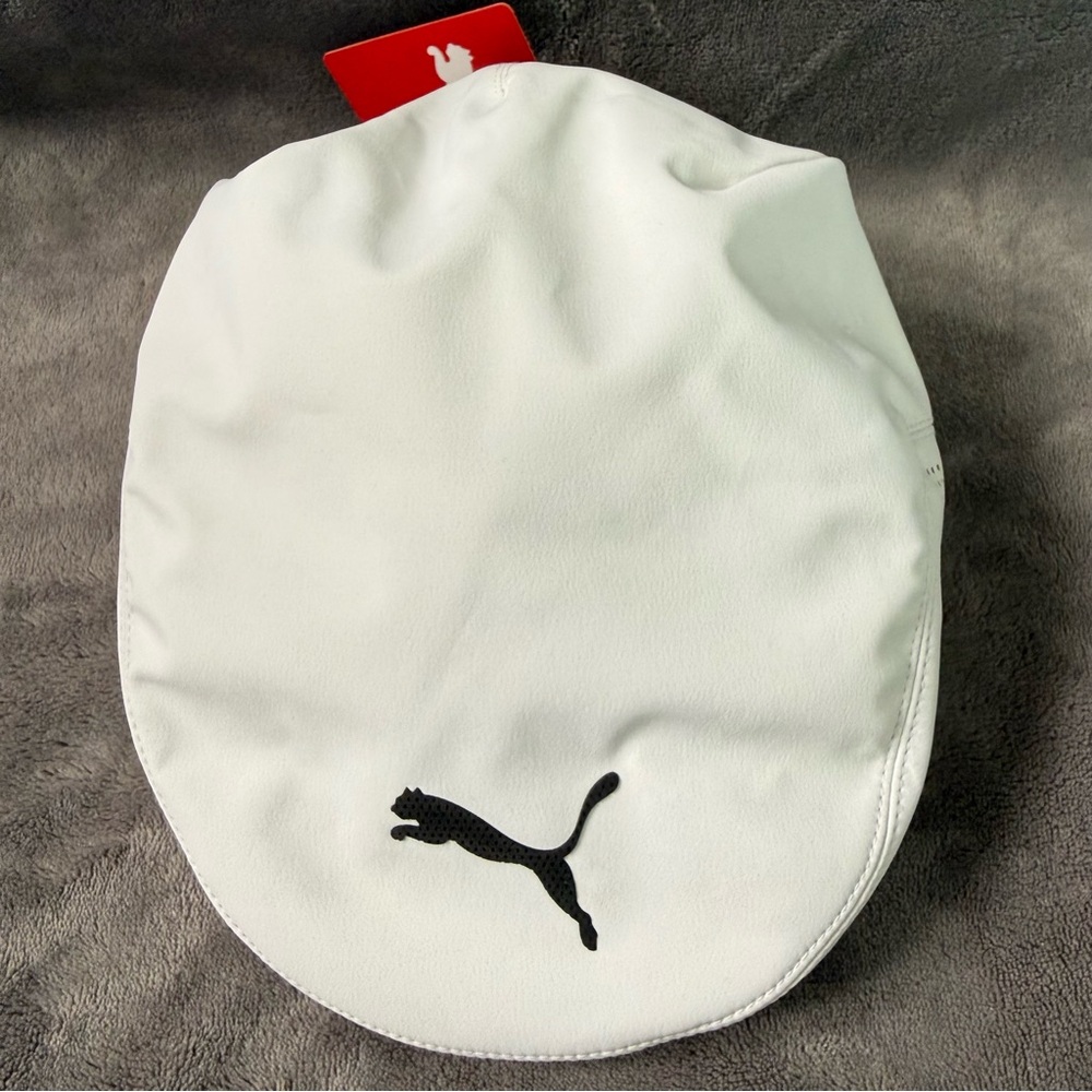 Puma Tour Driver Cap White Golf Hat Flexfit Cobra Mens S/M New NWT